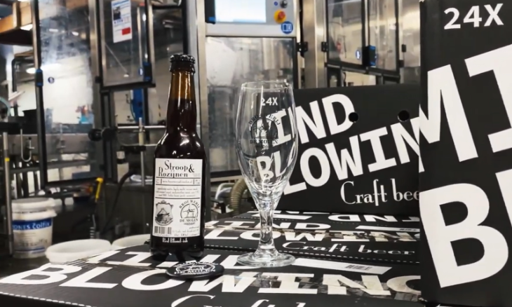 Stroop en Rozijnen bier in de brouwerij